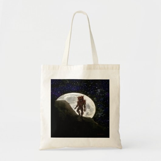 Sac fourre-tout de loup-garou d'Halloween (Devant)
