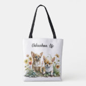 Sac fourre-tout de maman Chihuahua (Dos)