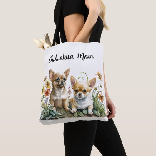 Sac fourre-tout de maman Chihuahua (De près)
