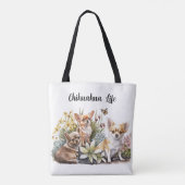 Sac fourre-tout de maman Chihuahua (Dos)