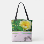 SAC FOURRE-TOUT de marbre pourpre à monogramme de (Dos)