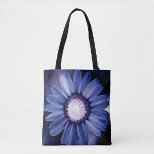 Sac fourre-tout de marguerite violet rustique