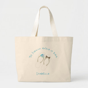 Sac fourre-tout de mariage sur la plage Mr & Mrs F