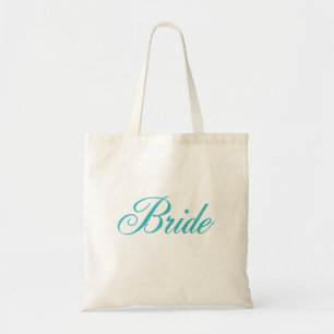 Sac fourre-tout de mariée en bleu