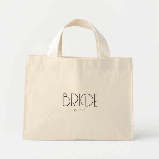 Sac fourre-tout de mariée personnalisable (Devant)