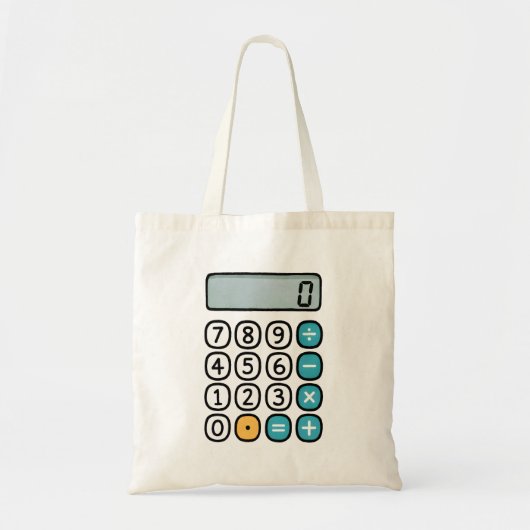 Sac fourre-tout de maths de calculatrice simple de (Devant)