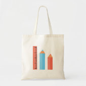Sac fourre-tout de mesure des crayons (Devant)