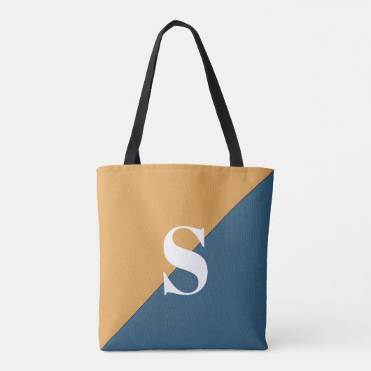 Sac fourre-tout de Monogramme bleu de la marine mo (Dos)