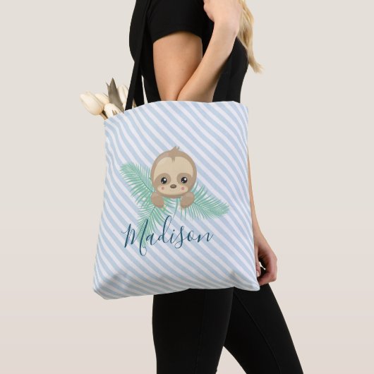 Sac fourre-tout de monogramme mignon pour bébé (De près)