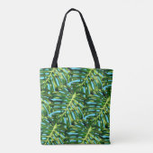 Sac fourre-tout de Monstera Tropical ou sac de car (Dos)