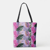 Sac fourre-tout de Motif d'impression Tropical (Dos)