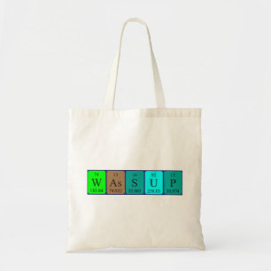 Sac fourre-tout de mots Wassue périodique du table