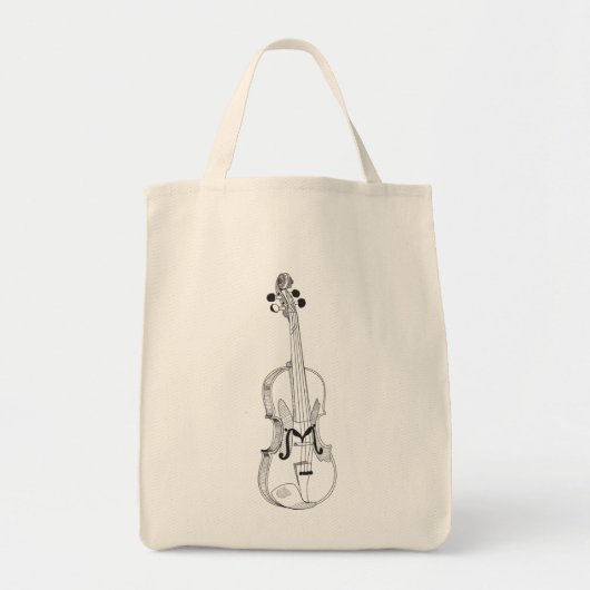 Sac fourre-tout de musique de violon (Devant)