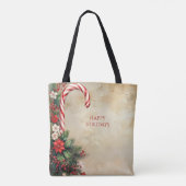 Sac fourre-tout de Noël Candy Cane (Dos)