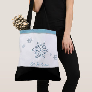 Sac fourre-tout de Noël de Noël, la neige