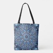 Sac fourre-tout de Noël Décoré Bleu (Dos)