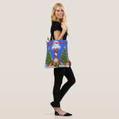 Sac fourre-tout de Noël des elfes endormis (Sur le modèle)
