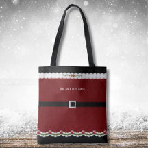 Sac fourre-tout de Noël mignon avec tenue de Père