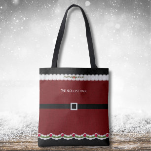 Sac fourre-tout de Noël mignon avec tenue de Père 