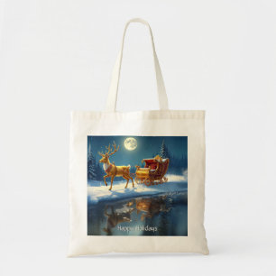 Sac fourre-tout de Noël pour rennes