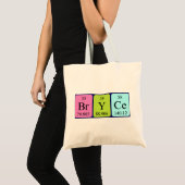 Sac fourre-tout de nom de table périodique Bryce (Devant (produit))