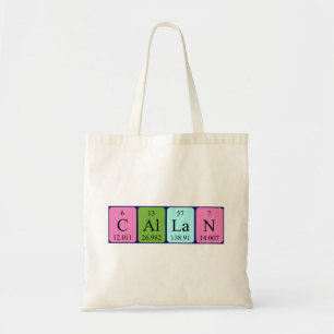 Sac fourre-tout de nom de table périodique Callan