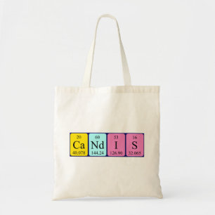 Sac fourre-tout de nom de table périodique Candis