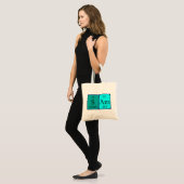 Sac fourre-tout de nom de table périodique Sam (Devant (modèle))