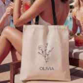 Sac fourre-tout de nom du Fleur sauvage rustique B