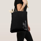 Sac fourre-tout de nom personnalisé de script mode (De près)
