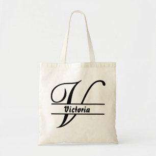 sac fourre-tout de nom personnalisé, lettre person