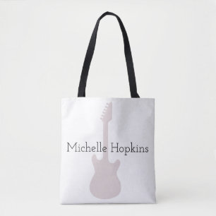 sac fourre-tout de notes de musique graphique noir