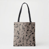 Sac fourre-tout de notes musicales : Notes musical (Devant)