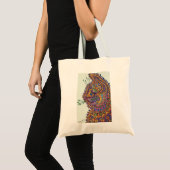 Sac fourre-tout de papier peint Louis Wain Imagina (Devant (produit))