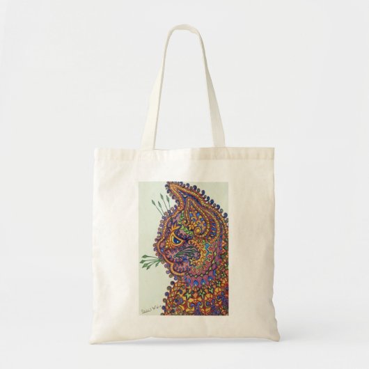 Sac fourre-tout de papier peint Louis Wain Imagina (Devant)