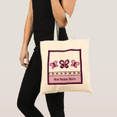 Sac fourre-tout de papillon Sugar Plum personnalis (Devant (produit))