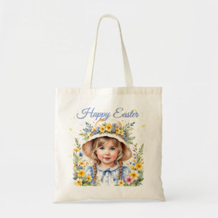 Sac fourre-tout de Pâques pour petite fille
