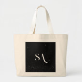 Sac fourre-tout de Parties scintillant noir chic a (Devant)