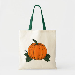 Sac fourre-tout de patchs citrouille