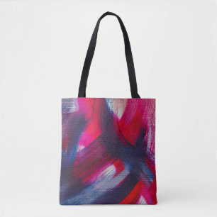 sac fourre-tout de peinture acrylique Abstrait et