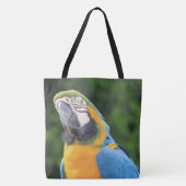 Sac fourre-tout de perroquet bleu (Devant)