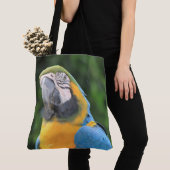 Sac fourre-tout de perroquet bleu (De près)