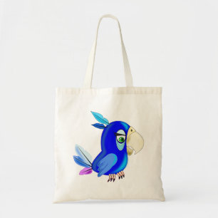 Sac fourre-tout de perroquet bleu - Peinture