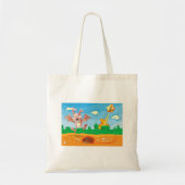 Sac fourre-tout de personnage Cartoon Science Fict (Devant)