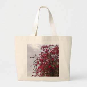 Sac fourre-tout de photographie florale de bougain