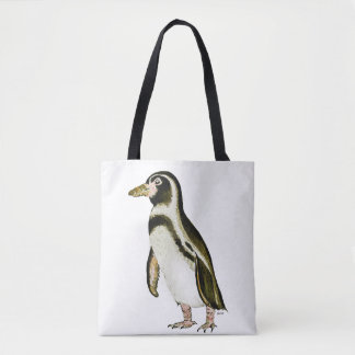 Sac fourre-tout de pingouin peint