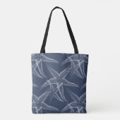 Sac fourre-tout de plage de Monogramme bleu de la (Dos)