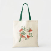 Sac fourre-tout de plage de pastèques rouge vert (Devant)