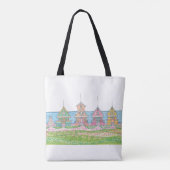 Sac fourre-tout de plage de Peachy (Dos)