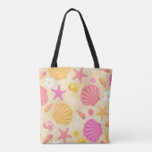 Sac fourre-tout de plage de Seashell (Dos)